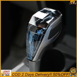 【Ciflying1】 Touch Activated Crystal Cut Shift Knobs with 7 Colors Crystal Handles Crystal Gear Shift Knob Compatible with Most Cars