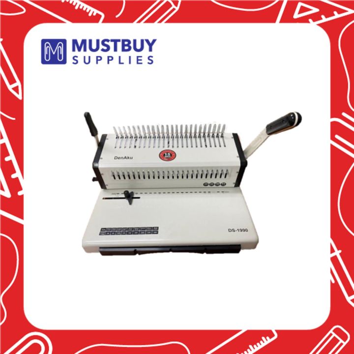 DENAKU DS1990 LEGAL BINDING MACHINE | Lazada PH