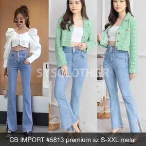 CELANA JEANS WANITA CUTBRAY IMPORT #5813-SYS CLOTHIER
