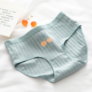 karabl shop  กางเกงชั้นในเนื้อนิ่ม ผ้าคอตตอนแท้ ลายผลไม้เชอรี่ น่ารัก ใส่สบาย