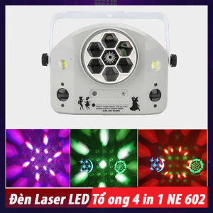 [HCM]Đèn Laser LED Tổ ong 4 in 1 NE 602