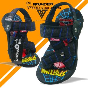 SANDAL GUNUNG TALI BELAKANG JEPIT JEMPOL ANAK LAKI-LAKI MOTIF KARTUN SUPER HERRO USIA DIBAWAH 7 TAHUN