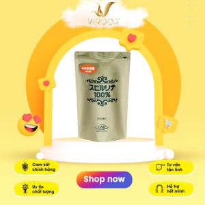Viên Tảo Xoắn Spirulina Nhật Bản Dạng Túi 2400 Viên - virgot.store