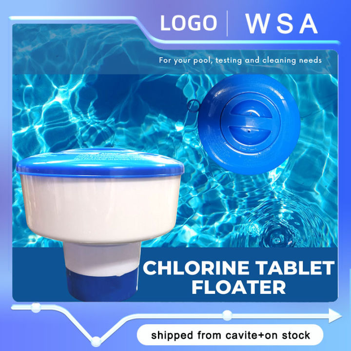 Swimming Pool Floating Sterilizer 5/8 Inch Chlorine Bromine Chemical Tablet Tab Floater