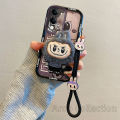 Phone Case VIVO Y04 Y29s Y39 5G Y29 4G Cute Colour 3D Plush Cartoon Casing Lens Protection Silicone Soft Back Cover with Dolls Lanyard. 