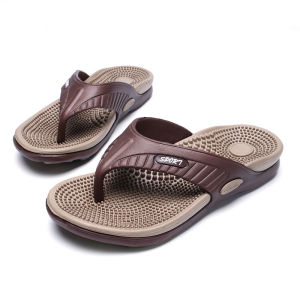 Thick-Soled Non-Slip Massage Comfort Slippers For Home Use Foot Acupressure Pads For Meridian Stimulation MenS Flip-Flops