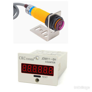 Bộ đếm sản phẩm 220VAC led 6 số nhớ khi mất điện