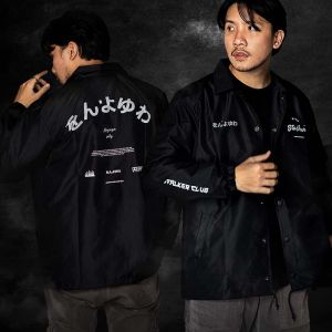 Jaket Stalker Coach - Comic Hitam: Jaket Stylish untuk Pria
