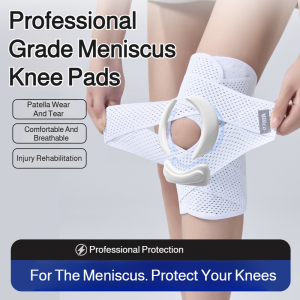 Protective Knee Joint Patella And Meniscus Knee Pads Sports Running Knee Pads Lightweight Breathable Protective Patella Strap Sixth Generation Knee Pads
