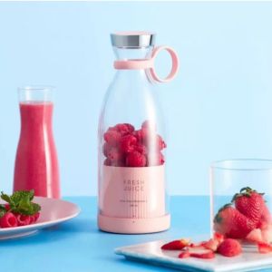 Blender Juice buah Botol Buah Portable Juicer Mini 420ml USB Electric Mini