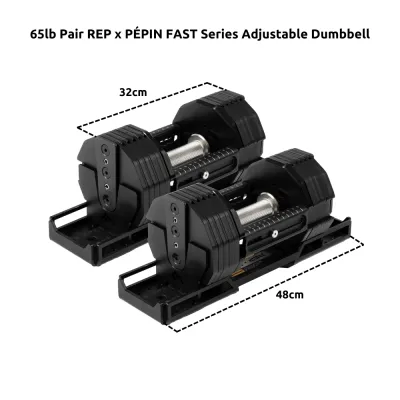 REP x PÉPIN FAST Series Adjustable Dumbbell (In Pairs)