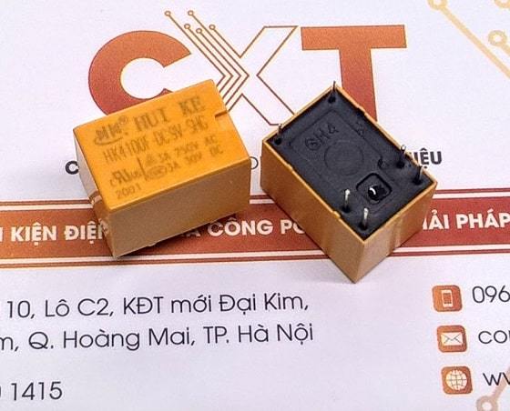 HK4100F-DC9V-SHG Huike Relay 9V 3A 6 Chân