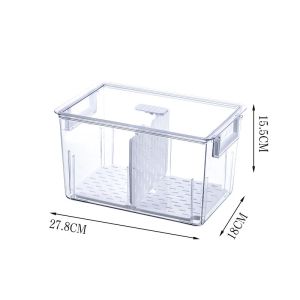 Refrigerator Food Organizer Fresh Keeper Vegetable Fruit Storage Fridge Container Food Storage