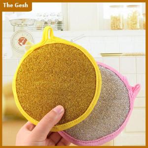 [The Gesh] 3 10 PCS Double Sided Dishwashing Sponge Dish Washing Brush Pan Pot Dish Wash Sponges Household Cleaning Reusable Kitchen Tool