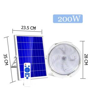 (🎉Sales promotion🎉)solar ceiling light  indoor led lights automatic night bulb outdoor waterproof flood chandelier ceiling lamp for house ​solar panel with light garden ceiling lamp wall lamp Balcony Light No wiring with Dimmable Remote Control