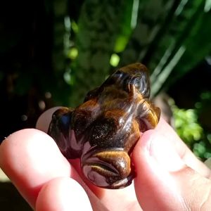 Tiger Eye | ไทเกอร์ อาย🐈#แกะสลักคุณอ๊บ หินธรรมชาติ