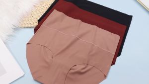 LEVAO-6PCS plussizepantyhigh waist panty for womenseamless panty for women setSports panties