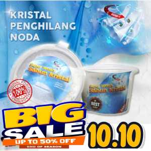 SABUN KRISTAL AJAIB CUCI PAKAIAN - DETERGENT CRYSTAL MAGIC WASH PEMBERSIH NODA PAKAIAN AMAN TIDAK LUNTUR