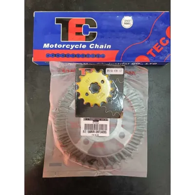 RS150 CBR150 RSX150 TEC RACING SPROCKET SET COMPLETE SET 428 14T 15T 36T 37T 38T 39T 40T 41T 42T 43T 44T 45T