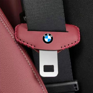 BMW Car Seat Belt Insert Protector Cover Leather Safety Buckle Anti Scratch Wear Decoration For G20 F30 E36 E30 X1 F48 X3 G01 X5 G05 IX3 IX I4 1 3 5 Series E60 E46 E90 F10 G30 Accessories