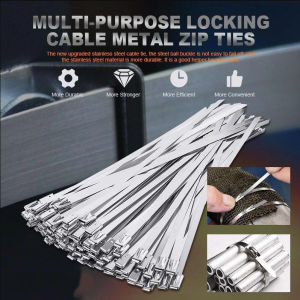 [PACK] Cable Ties 4.6 x 300mm Stainless Steel 304 Anti Karat Ikat Multifungsi Clamp Klem Knalpot Kabel 30cm IF1