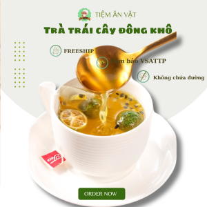 Trà Túi Trái Cây Đông Khô  Trà Detox Trái Cây Chanh Dây Chanh Vàng Bổ Sung Vitamin C  Giải Khát  Tăng Sức Đề Kháng