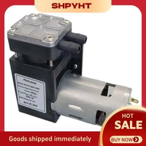 SHPYHT✨ 1Pcs 48L DC12V 24V Small Negative Pressure Vacuum Air Pump Large Flow Pneumatic Piston Pump 42W 5000 5500RPM For Industrial Use