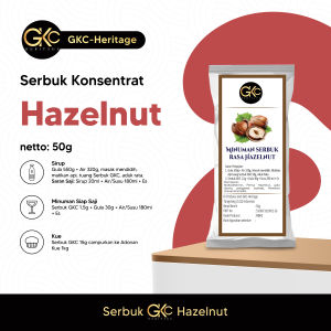 Bubuk Minuman hazelnut powder 50gr Gkc Heritage