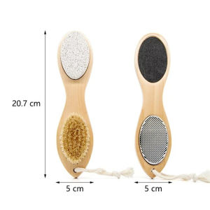 4 In 1 Foot Care Tool Foot Stone Dead Skin Remover Brush Pedicure Grinder Tool Skin Removal Rough Callus Nails Nail Gentle Cleansing