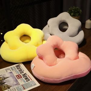 SDFSF สองด้าน หมอนนอนสำนักงานลายดอกไม้ ผ้าไหมนุ่มและเย็น นุ่มมาก หมอนตุ๊กตาหมี สร้างสรรค์ ยัดไส้ หมอนนอนฤดูร้อน ของขวัญสำหรับผู้หญิง