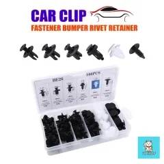 100-Pack CARLCROSS Honda Bumper Clips – 10mm Push Rivets, Fender & Hood Fasteners