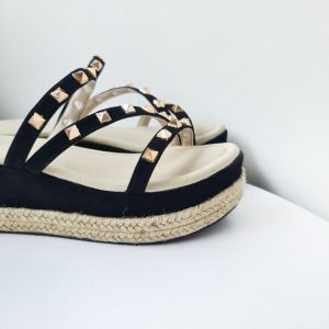 Leora Veddira - Shoeponic - Sandal Wedges - Hak 6 cm - SPN Wedges - Sendal Dewasa Perempuan
