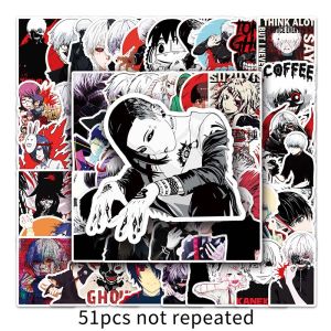 51pcs Anime Tokyo Ghoul Waterproof Stickers Lot Bundle Sticker Japanese Manga Vinyl Sticker