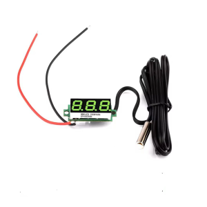 Portable Digital Thermometers Easy Installation Miniture Design Waterproof Metal Probes For Industrial Accurate Readings