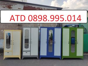 Tủ sắt đựng quần áo 2 cánh 3 cánh giá rẻ tại xưởng HCM