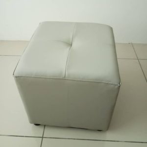 PVC Leather Fabric Stool Footstool Pouf Ottoman Square PU Faux Leather Stool Luxury Big Solid Quality Sofa Bench Chair 大凳子脚凳