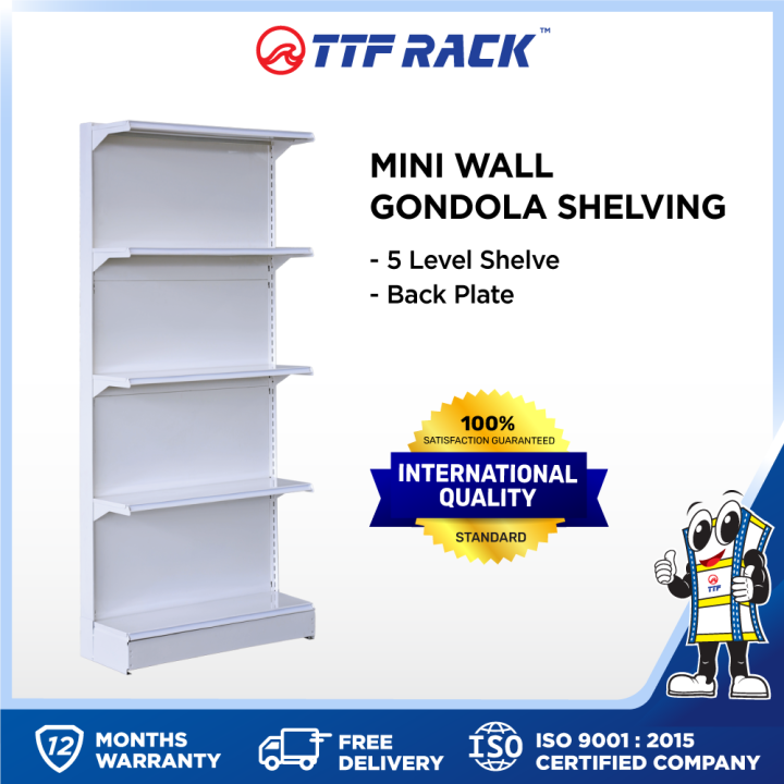 TTF Rack™ (MINI WALL GONDOLA) Wall Gondola Back Plate /Storage Rack ...