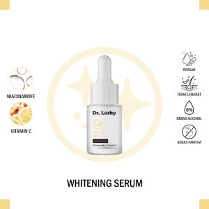 DR LUCKY Serum Wajah Pelembab AHA & DHA dengan Niacinamide dan Vitamin C - Anti-Aging & Pengecahan Kulit