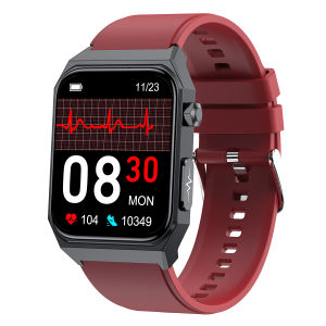 E530 Smart Watch Blood Glucose Blood Oxygen Heart Rate ECG Body Temperature Monitoring Bluetooth Call 1.92 Inches HD Touch Screen Smartwatch Waterproof Fitness Tracker For Android And IOS
