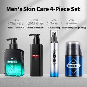 MANCODES Mens Anti-Mite Moisturizing Skin Care Set