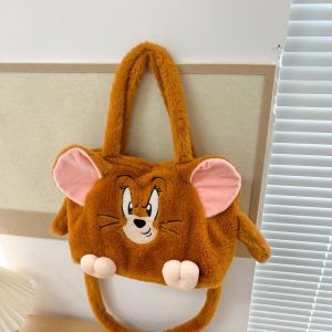 Túi Xách Chuột Dung Tích Lớn Cho Mèo Túi Đi Làm Hoạt Hình Túi Vuông Nhỏ Đeo Chéo Một Vai Dễ Phối Đồ Học Sinh Lớp Học