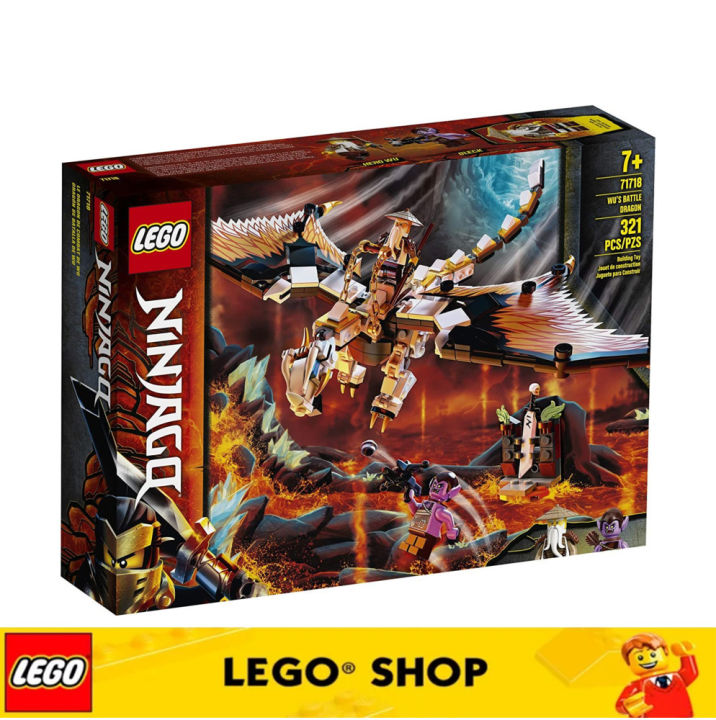 100 ORIGINAL LEGO NINJAGO Wu s Battle Dragon 71718 Ninja Battle Set Building Block Set with buildable dolls new in 2020 321 pieces Educational toys High end toys Genuine Lego Lazada PH