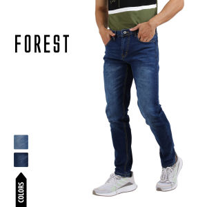 Forest Stretchable Slim Fit Jeans Men Denim Jeans | Seluar Jeans Lelaki Slim Fit - 610205