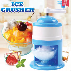 Mini Portable Manual Ice Crusher ABC Storage Box Snow Cones Machine / Pengisar Ais