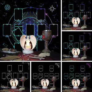 Tarots Khăn trải bàn bàn thờ vải đọc Chiêm Tinh Khăn trải bàn divinations vải tấm thảm trang trí tường