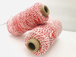 เชือกขาวแดงม้วนใหญ่ยาว 200 เมตร แพ็ค 1 ม้วน