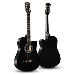 Guitar 38 Inches Acoustic Guitar Low Action Guitar for Beginners Kids Adults Students Complete Sets