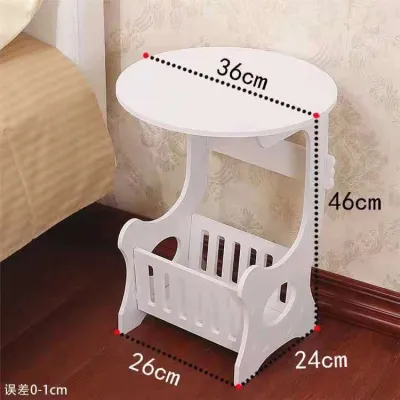 Modern Square Leisure Mini Tea Table Bedroom Bedside Small Square Coffee Table Simple Living Room
