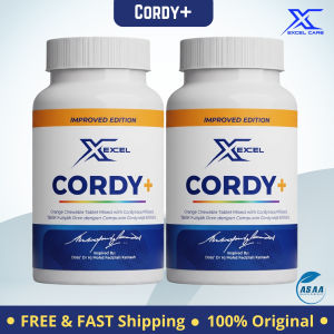 [Bundle] 2x Excel Care CORDY+ (100% Original HQ) Orange Chewable Tablet
