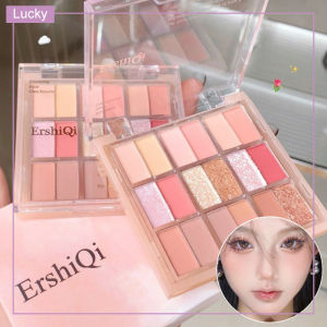 18 Colors Platter Eyeshadow Palette Matte Pearlescent Eyeshadow Disc Pearlescent Makeup Eyeshadow